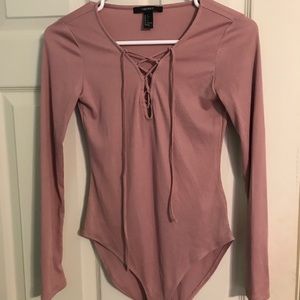 Pink body suit Forever 21 (never worn)